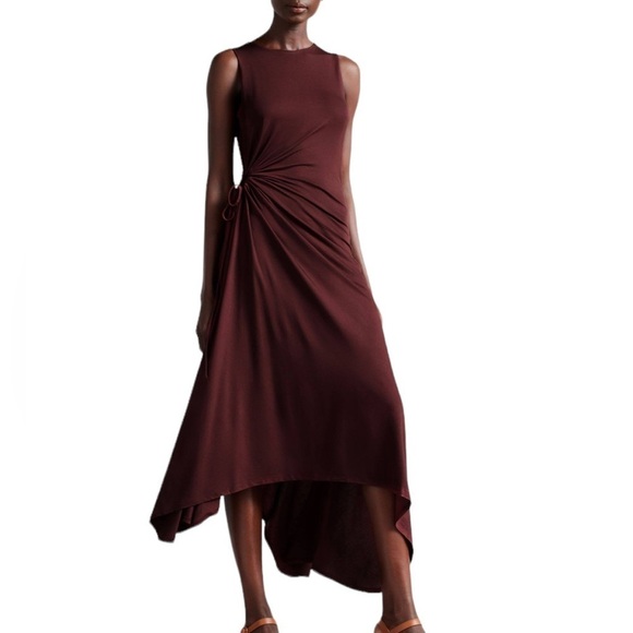 TED BAKER London Giullia Jersey Dress with Ruched Circle NWOT - Picture 2 of 16